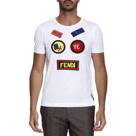 fendi t shirt white fendi|fendi shirt price.